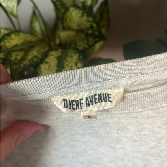 Djerf Avenue Staple Sweatshirt Grey - Picture 5 of 6